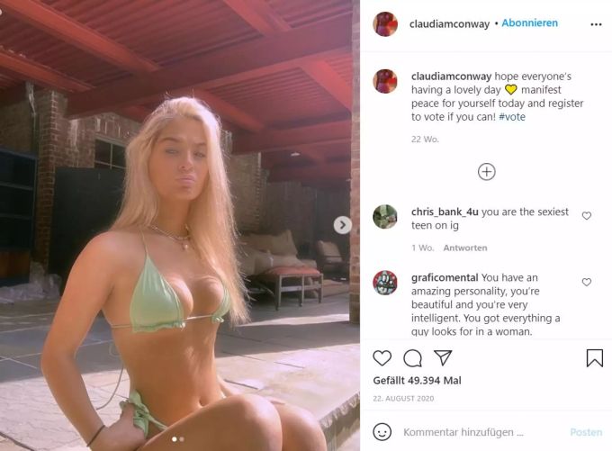 Claudia Conway ist die Tochter von Kellyanne. claudia