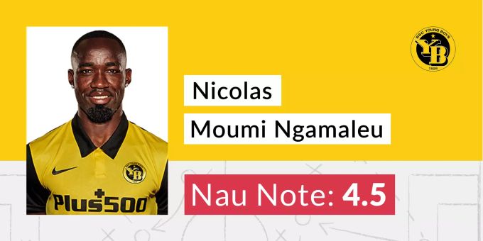 Die Nau.ch-Note für Moumi Ngamaleu von YB. YB