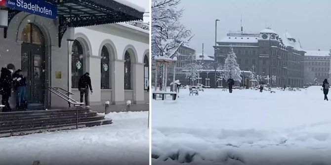 Schnee Zürich