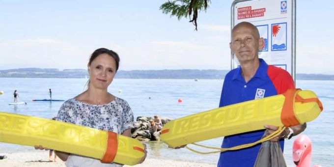 «Mister Corona» Daniel Koch stellte letzte Woche die diesjährige SLRG-Kampagne vor. (Archivbild) Daniel Koch SLRG Ertrinken