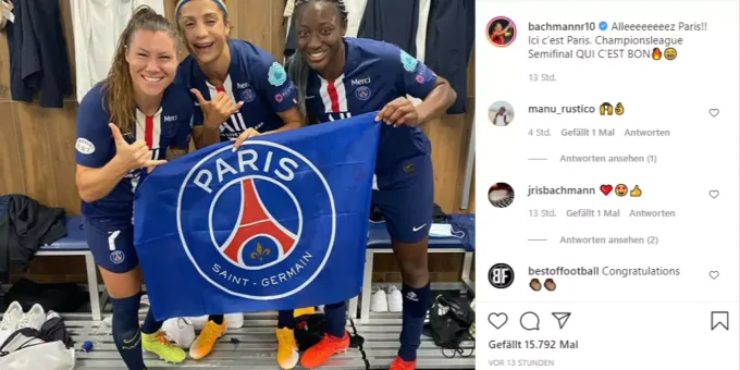 Champions League Ramona Bachmann Steht Mit Psg Im Halbfinal