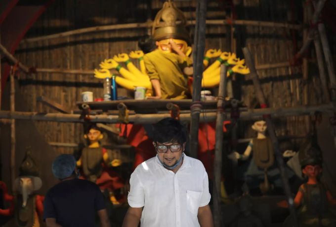 Die Vorbereitungen für die hinduistischen Feste in Indien sind trotz Corona in vollem Gange. Indien Hindu Fest