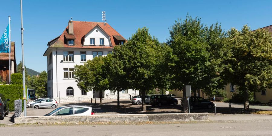 Die Primarschule Schulhaus Oberdorf in Oberbuchsiten.