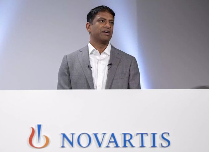 Novartis-CEO Vas Narasimhan im vergangenen November. Novartis Roche Coronavirus