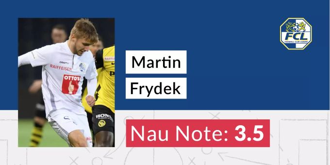 Die Nau-Note für Martin Frydek vom FC Luzern. YB