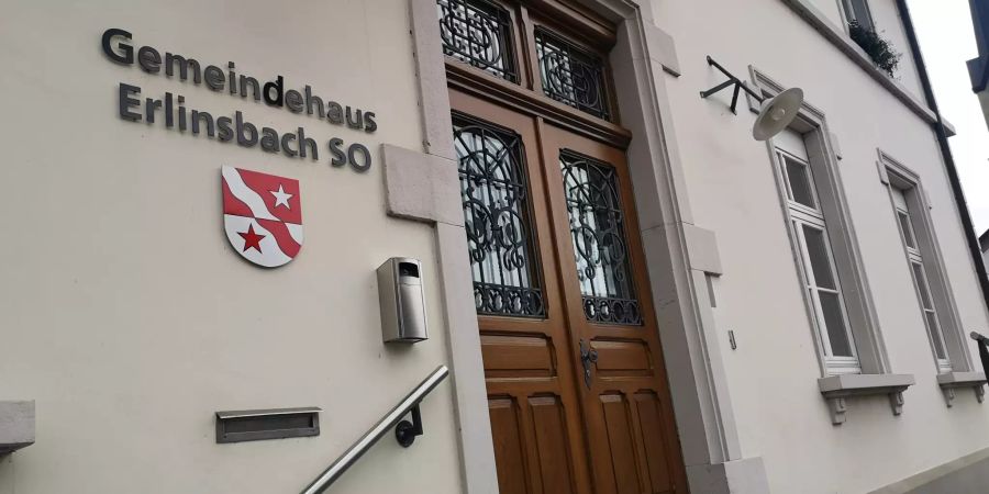 Das Gemeindehaus von Erlinsbach SO.