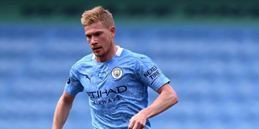 von der englischen Profigewerkschaft als Spieler des Jahres geehrt worden: Kevin De Bruyne von Manchester City. Foto: Shaun Botterill/PA Wire/dpa