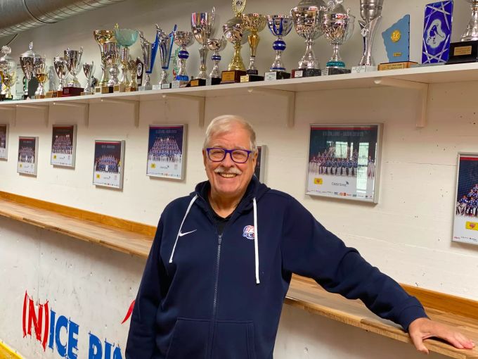 Voller Euphorie: GCK-Lions Medienchef Hans Peter Rathgeb ist stolz auf den Verein.