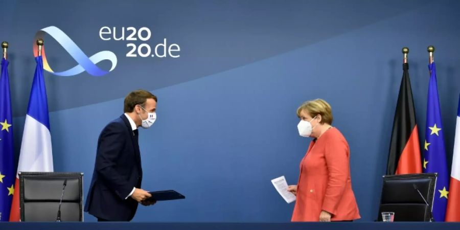 Merkel und Macron bei EU-Gipfel in Brüssel