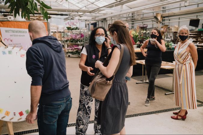 Zahlreiche kleine Orchideenpreise waren zu gewinnen.