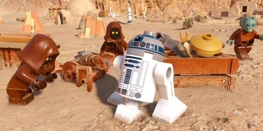 «Houtini!» Die vielen bekannten Figuren wie R2D2 und die Jawas kommen auch als Legofiguren gut zur Geltung.