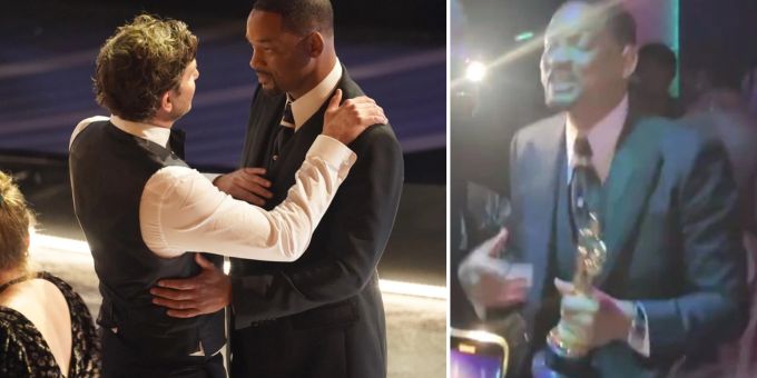Oscar-Skandal - Will Smith feiert nach Ohrfeige Party & wird getröstet