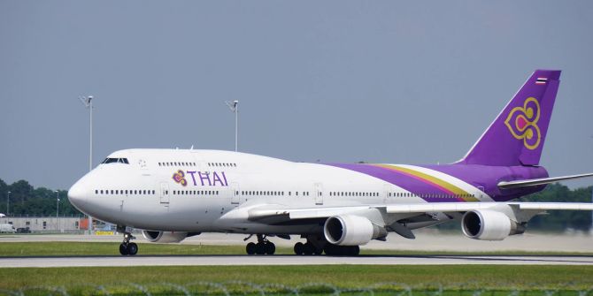 Flugzeug Airline Thailand