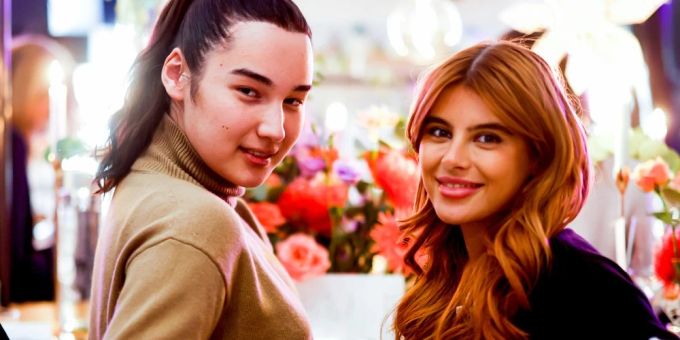 Alex Mariah Peter (l.) gewann 2021 «Germany's next Topmodel», Romina Palm wurde Vierte. GNTM Gewinnerinnen 2021