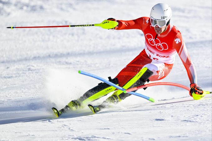 Daniel Yule im Einsatz bei Olympia 2022. Daniel Yule Olympia 2022