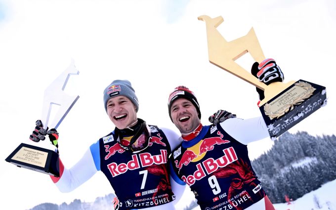 Marco Odermatt und Beat Feuz profitieren voneinander. Marco Odermatt