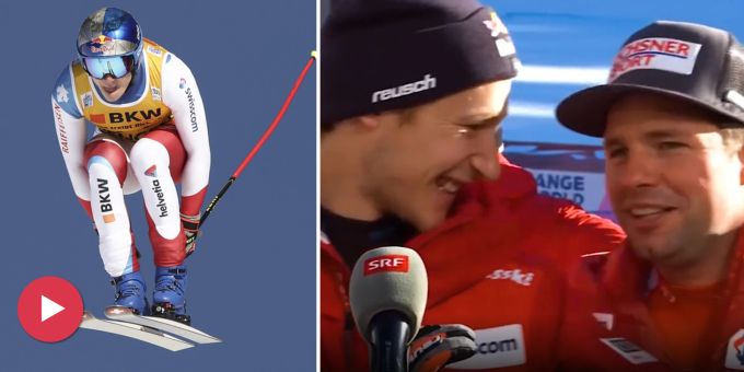 Doppelpodest - Feuz gab Odermatt Lauberhorn-Tipps – der fährt ihm davon