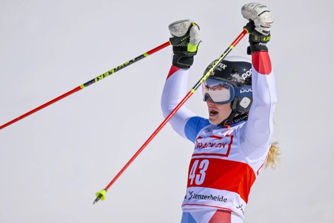 Vivianne Härri überzeugt nach ihrem Auftritt beim Heimrennen auf der Lenzerheide auch in Are. Michelle Gisin Vivianne Härri