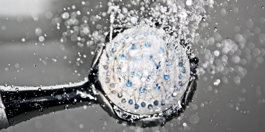 Wasser Brausekopf Dusche Tropfen