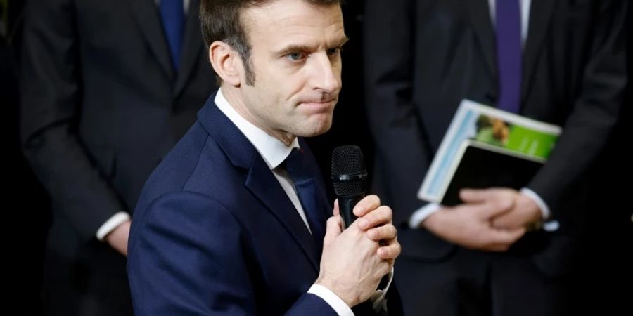 Macron bei der Landwirtschaftsmesse