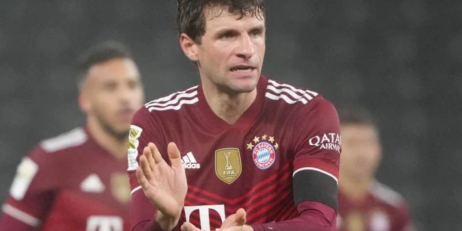 Hat seine gesamte Profi-Karriere bei Bayern München verbracht: Thomas Müller. Foto: Soeren Stache/dpa-Zentralbild/dpa