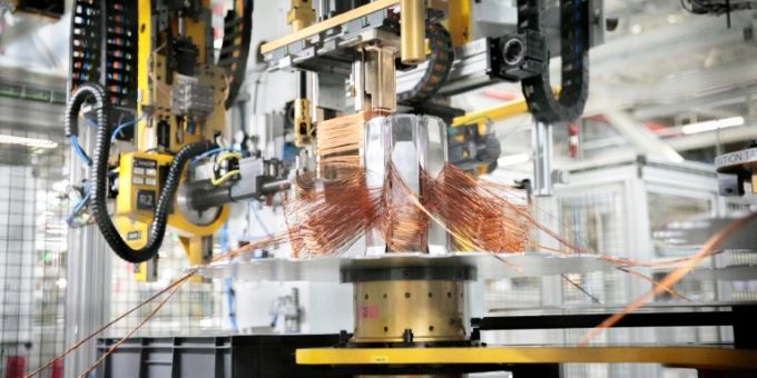 Bau von Elektro-Renaults im französischen Cléon. Bau von Elektro-Renaults im französischen Cléon.