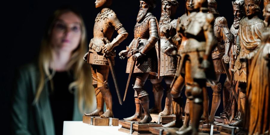 «Die Habsburger im Mittelalter - Aufstieg einer Dynastie»: Figuren aus dem Grabmonument Maximilians I.