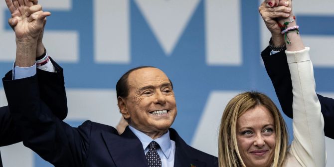 silvio berlusconi giorgia meloni