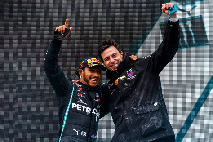 Lewis Hamilton Toto Wolff