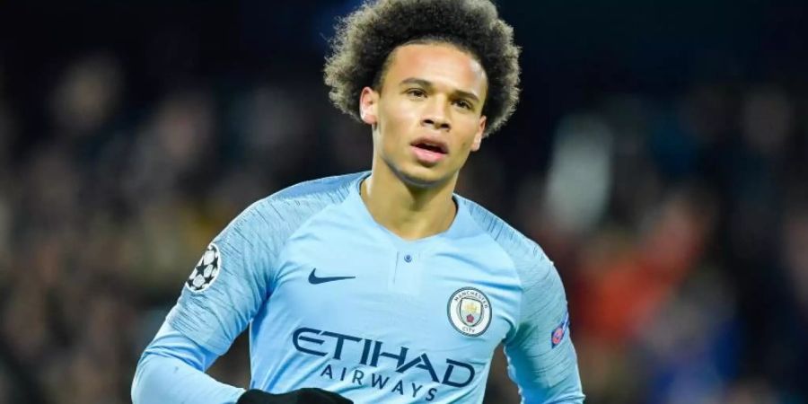 Leroy Sané ist Flügelspieler von Manchester City. Foto: Uwe Anspach/dpa