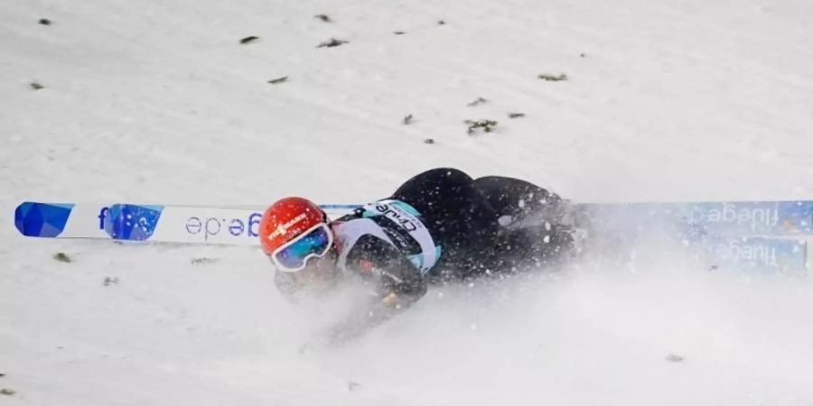 Stephan Leyhe hat sich einen Kreuzbandriss im linken Knie zugezogen.. Foto: Ole Martin Wold//dpa