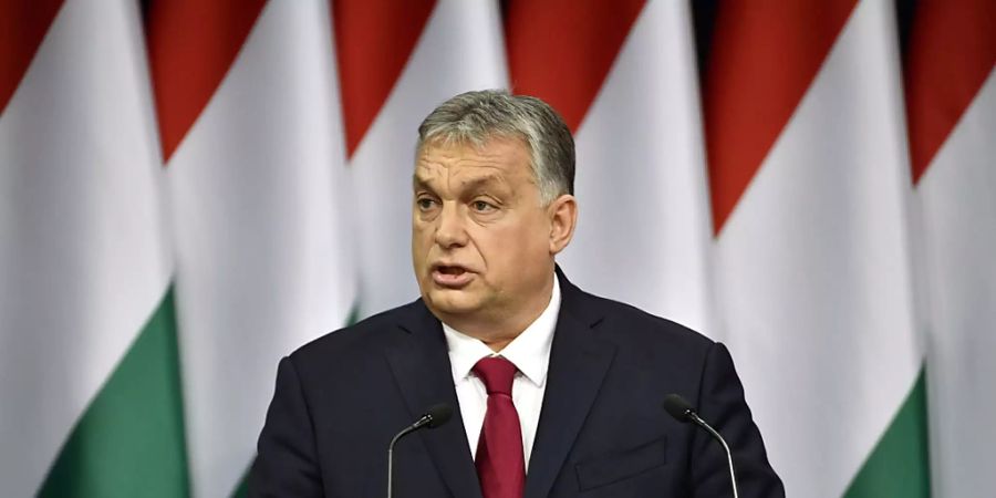 Ungarns Ministerpräsident Viktor Orban sieht in der Einwanderung den Hauptgrund für die Ausbreitung des neuartigen Coronavirus in seinem Land. (Archivbild)