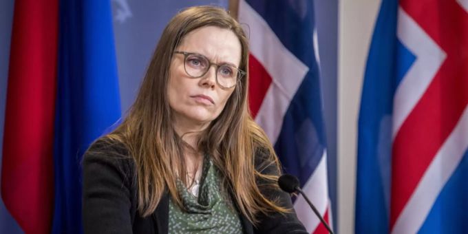 Die isländische Regierungschefin Katrín Jakobsdóttir Katrín Jakobsdóttir