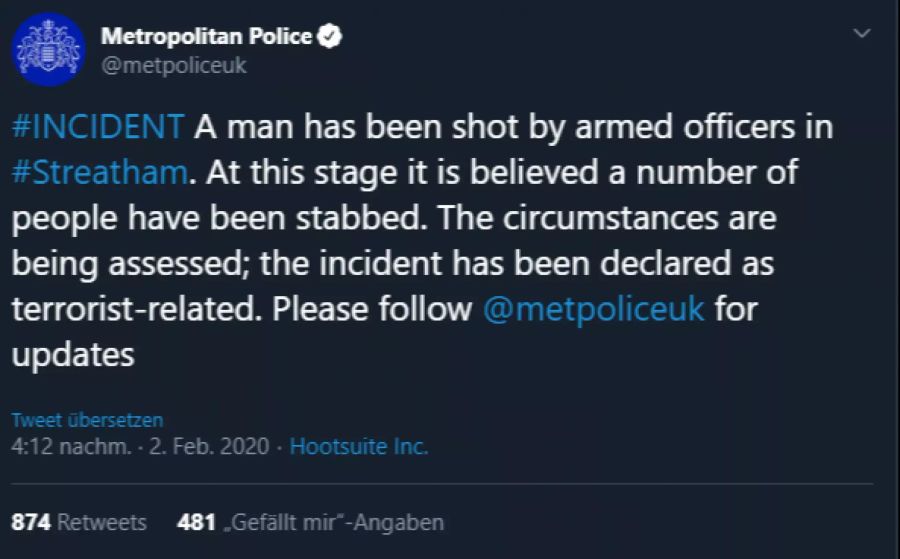 London Polizei