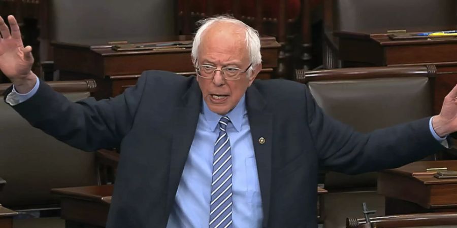 Bernie Sanders,  Präsidentschaftskandidat der Demokraten, ist mit seinem Vorschlag abgeblitzt, die Vorwahlen im US-Bundesstaat Wisconsin wegen des Coronavirus zu verschieben. (Archivbild)