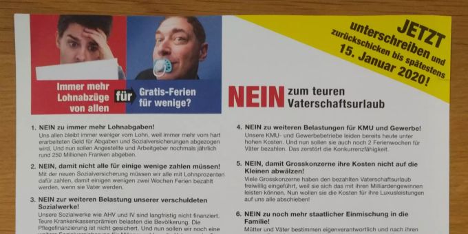 «So dreist!» - Versuchte die SVP, sich Unterschriften zu erschleichen?