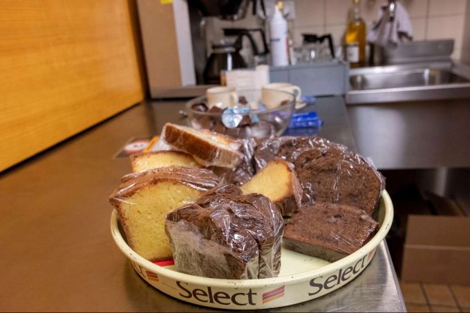 Kuchen und Kaffee für die kleine Pause zwischendurch.