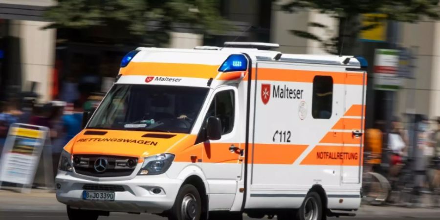 Rettungswagen im Einsatz
