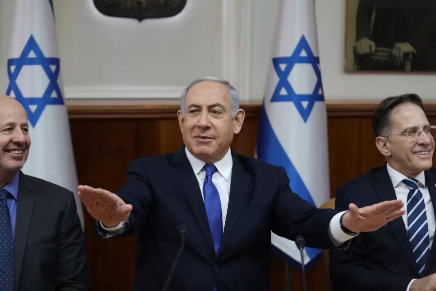 Kabinettssitzung in Israel