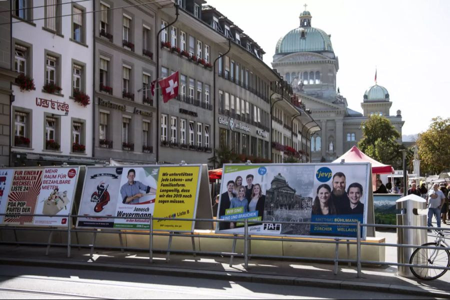 Wahlplakate Bern