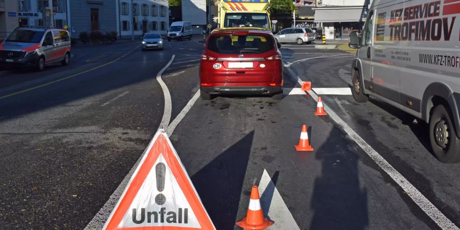 Unfall in Luzern