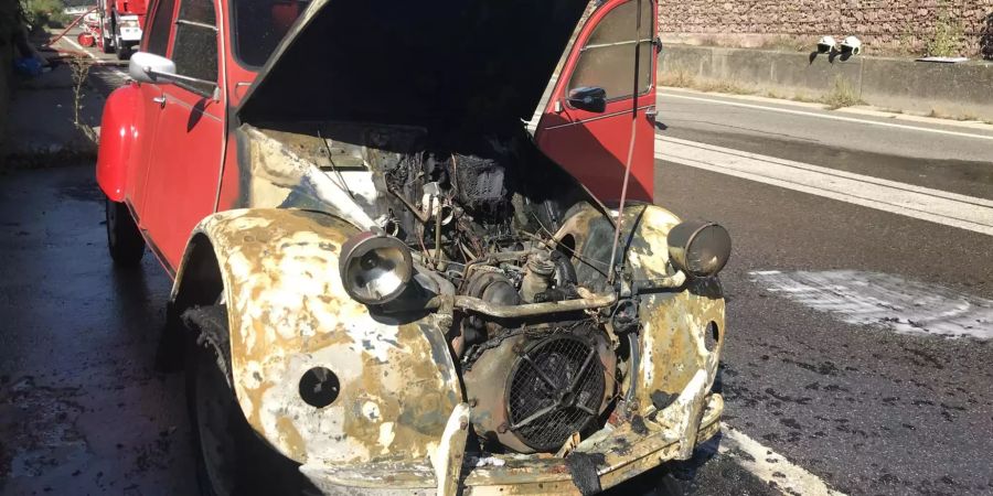 Personenwagen in Brand geraten