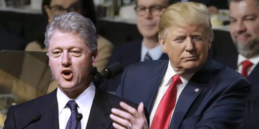 Donald Trump lässt die Beziehung von Bill Clinton zu Jeffrey Epstein untersuchen.