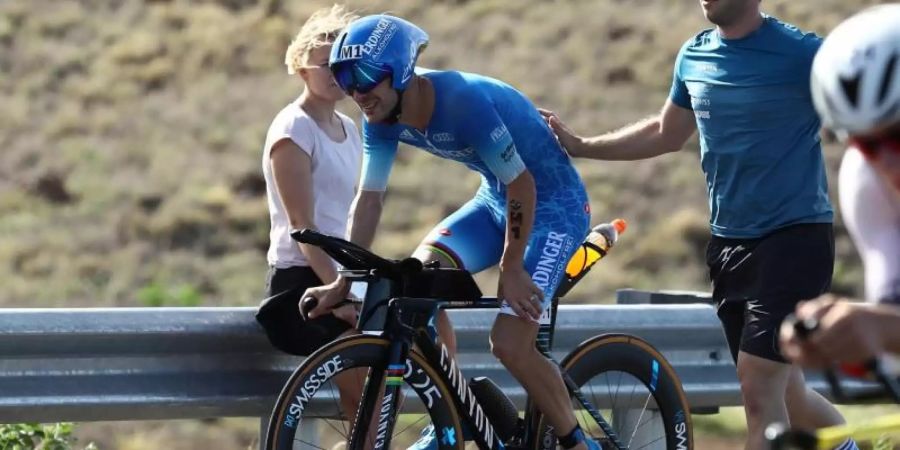 Patrick Lange musste beim Ironman aufgeben. Foto: David Pintens/BELGA/dpa