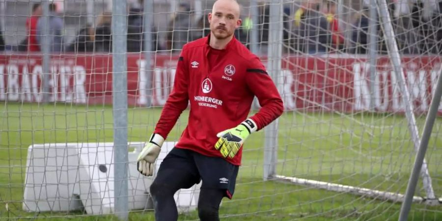 Felix Dornebusch erhielt beim 1. FC Nürnberg einen Vertrag bis zum Saisonende. Foto: Daniel Karmann/dpa