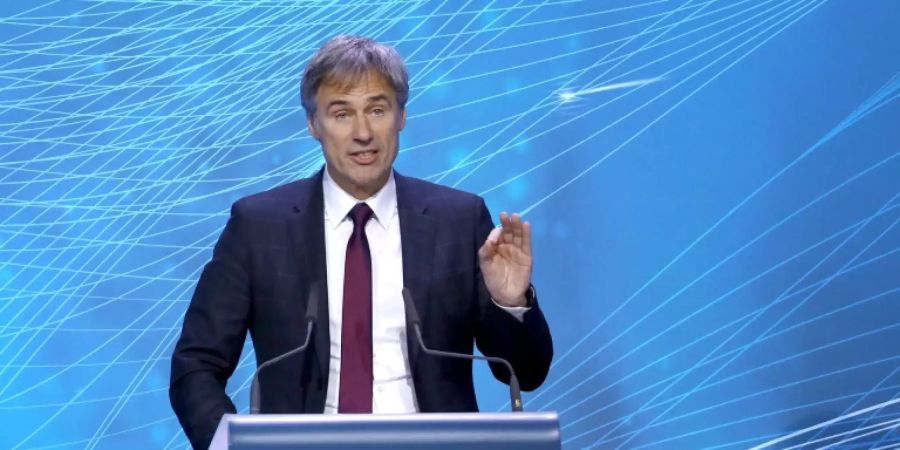 Bitkom-Präsident Achim Berg beim Digital-Gipfel 2018 in Nürnberg