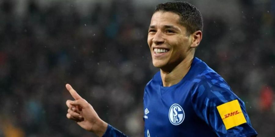Schalke-Profi Amine Harit wurde nicht für die beiden Länderspiele Marokkos in der Afrika-Cup-Qualifikation nominiert. Foto: Stefan Puchner/dpa