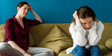 Mutter mit Tochter
