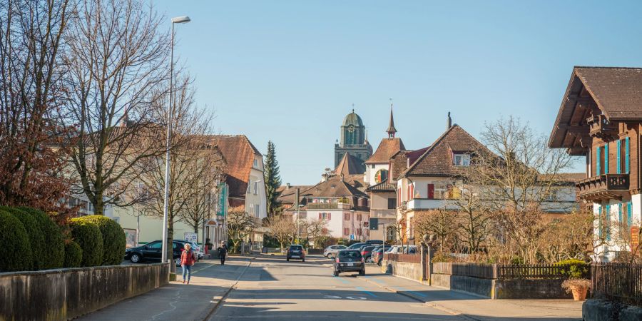 Die Bahnhofstrasse der Gemeinde Willisau.