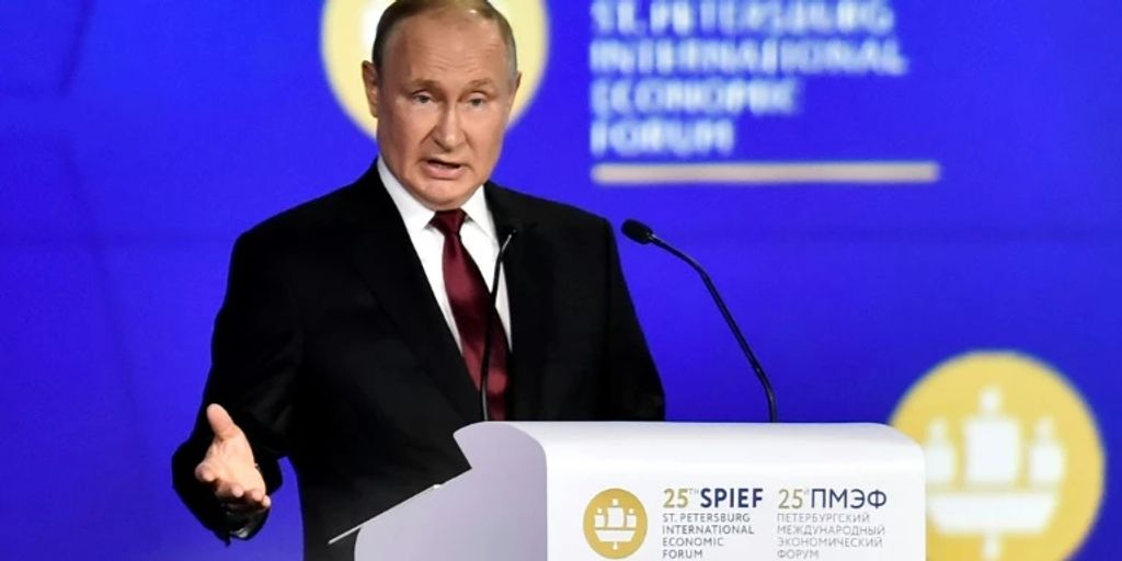 Putin blamed the US and the European Union for global inflation
